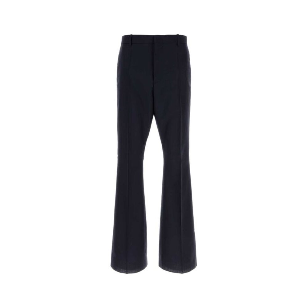 Jil Sander Men Navy Blue Wool Blend Pant